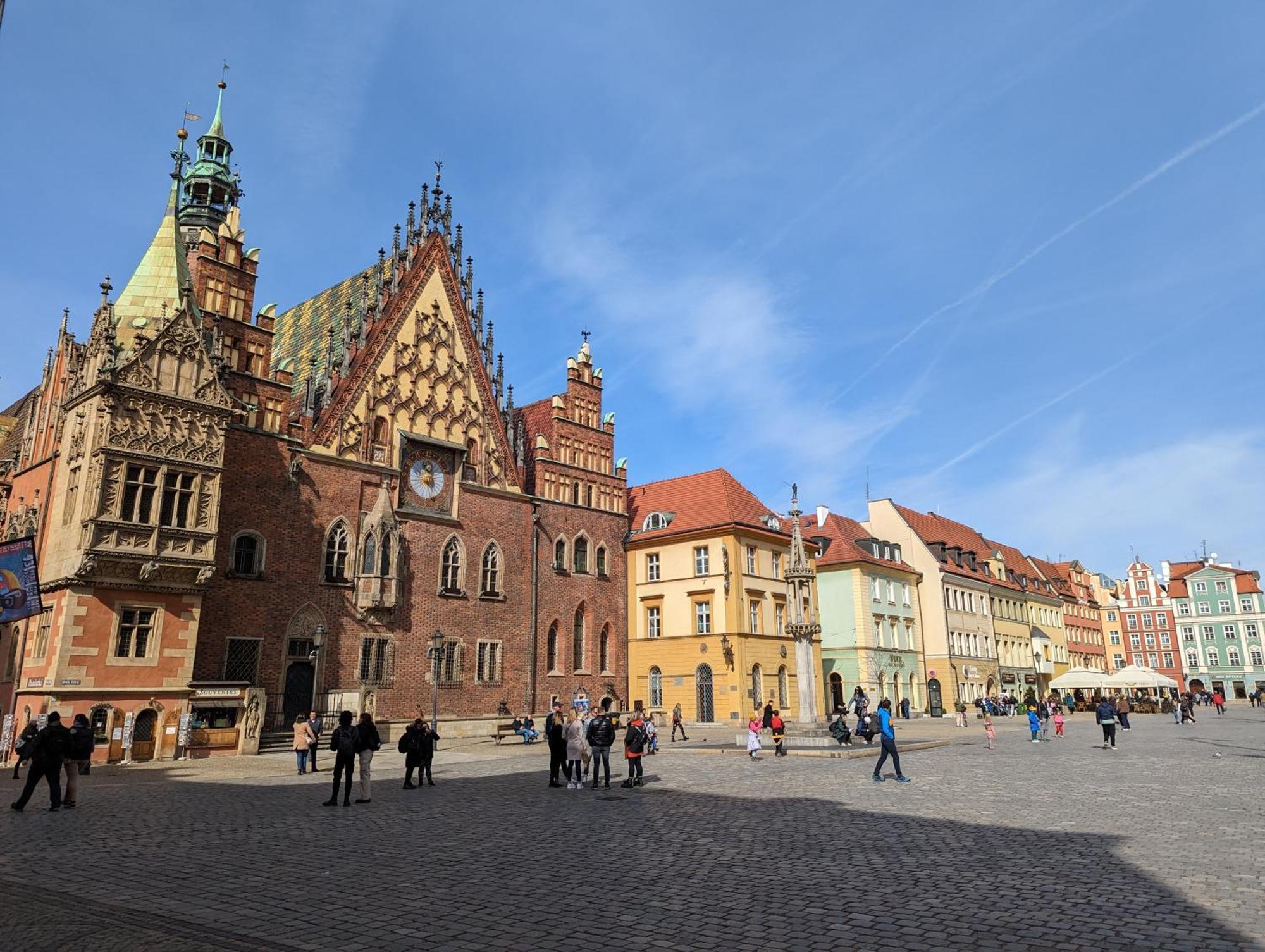 3-Bedroom Apt In Town Square Wroclaw Bagian luar foto